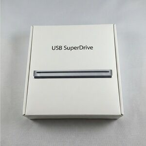 Apple USB SuperDrive - White and Silver